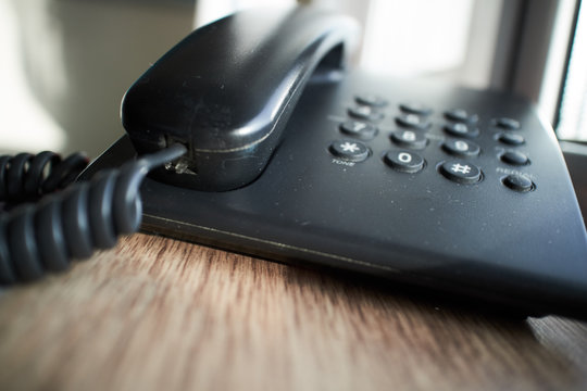 landline phone close-up