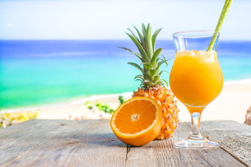 pineapple and orange juice
