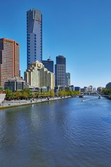 Fototapeta na wymiar Melbourne city center