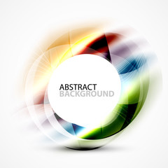 Vector abstract blurred swirl