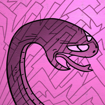 purple reptile