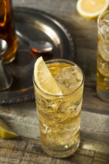 Whiskey Highball with Ginger Ale