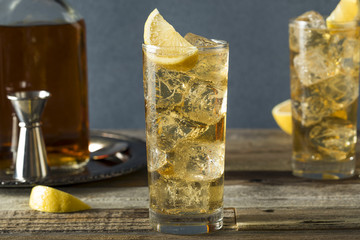 Whiskey Highball with Ginger Ale