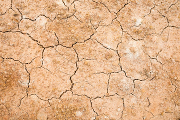 Cracked soil ground texture background