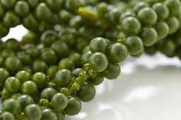 green peppercorns