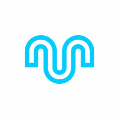 Abstract M Logo - Vector Icon