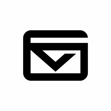 Abstract Mail Logo - Vector Icon