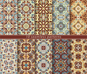 Set of seamless pattern