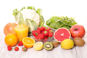 assorted healthy food