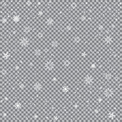 falling snow transparent background