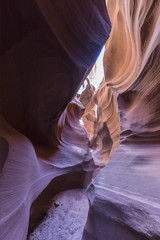 Narrow Desert Slot Canyon