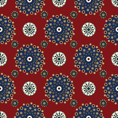 Bright Varicolored seamless pattern background. 