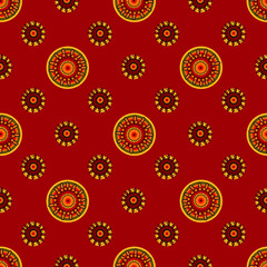 Abstract East seamless pattern background. 