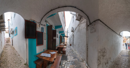 Ferragudo village narrow streets