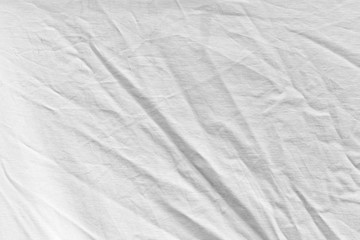 wrinkled white cloth as background