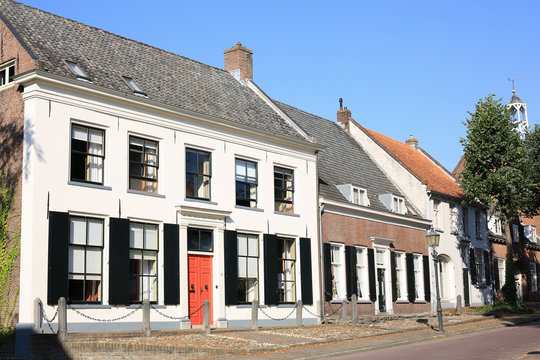 Historic city center of Amerongen, The Netherlands