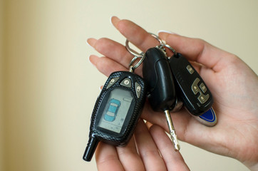 Set of keys for car