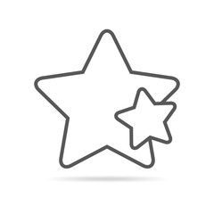 Star icon. Vector illustration.