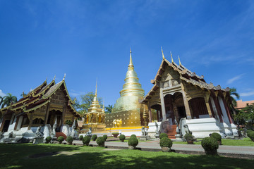 The temple thai stlye in chiangmai,thailand