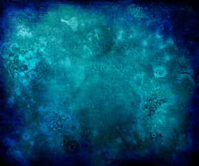 Obraz premium beautiful blue abstract grunge background, watercolor surface