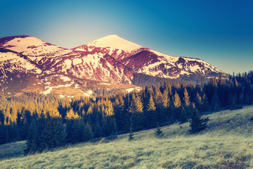 Obraz premium magical mountains landscape