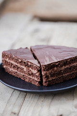 Triple Chocolate Layer Cake