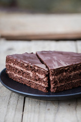 Triple Chocolate Layer Cake