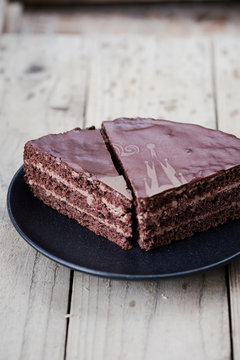 Triple Chocolate Layer Cake