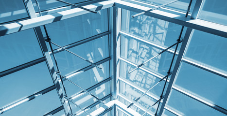 Internal structure of glass roof