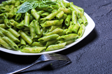 pasta with spinach