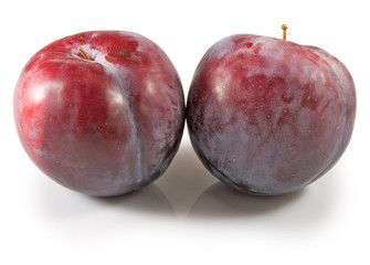Obraz premium Isolated image of a plum closeup