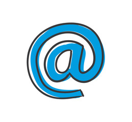 Stick Figure Series Icon / Mail