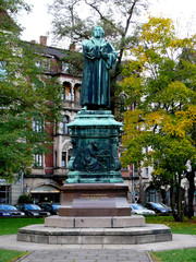 Obraz premium Ein Luther Denkmal in Eisenach