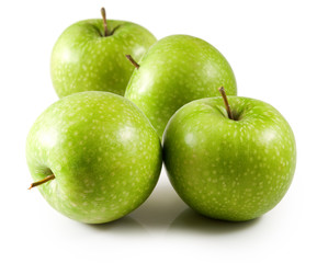 image of green apples close-up