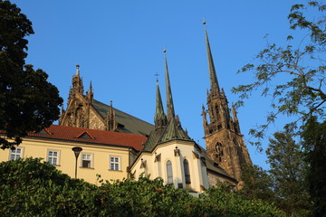 Saint Peter and Paul Cathedral in Brno, Czech republic