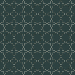 Vector seamless pattern. Geometric texture. Repeating background