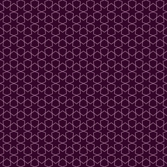 Vector seamless geometric line pattern. Abstract background