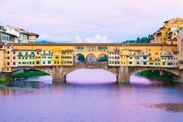 Fototapeta premium Ponte Vecchio Florence Italy