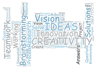 Ideas word cloud