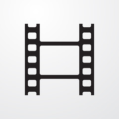 movie tape icon illustration