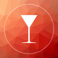Martini glass icon