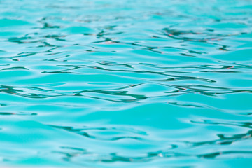 expanse of water in the pool as a background