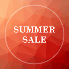 Summer sale icon