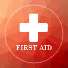 Obraz premium First aid icon