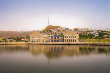 Fototapeta na wymiar Panoramic view of Baku, capital of Azerbaijan 