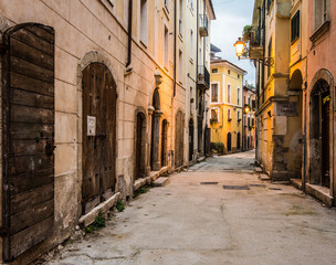 Alley of Canceglie, Sora, Ciociaria, Italy