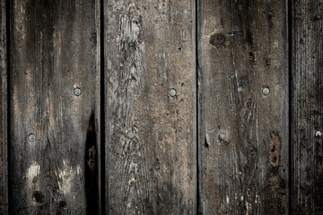 wooden background weathered wood and ruusty nails