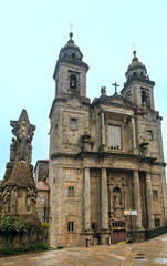 Fototapeta na wymiar San Francisco church, Santiago de Compostela, Spain.