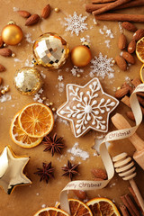 baking christmas cookies