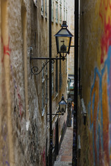 Gasse in der Gamla Stan von Stockholm